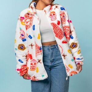 Harry Potter Honeydukes Sherpa Jacket Size XL